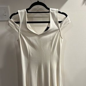 White align midi dress
